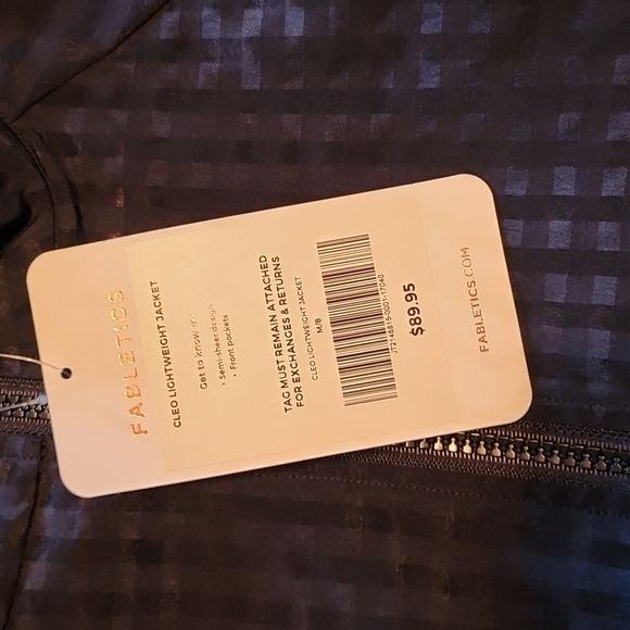 Fabletics Cleo Lightweight Jacket NWT - Picture 3 of 4